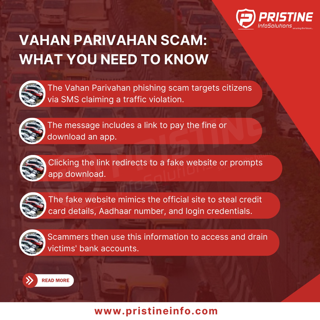 Vahan Parivahan phishing scam 2